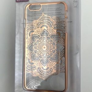 rose gold henna style iphone 6plus case